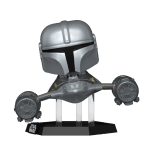 Funko POP! Funko POP! Rides Star Wars The Mandalorian The Mandalorian In N-1 Starfighter With R5-D4) #670 - Image 2