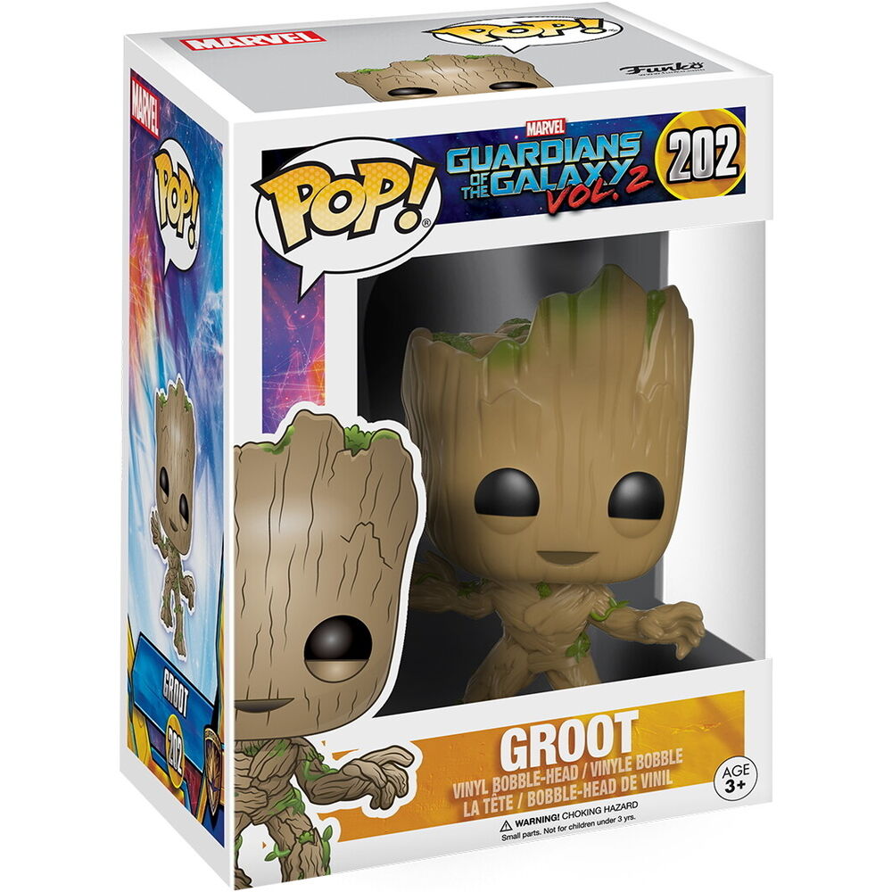 Guardians of the Galaxy 2 Groot Funko POP! Marvel Guardians of the Galaxy 2 Groot #202 - Image 1