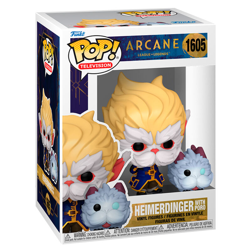 Heimerdinger with Poro Funko POP! Animation League of Legends Arcane Heimerdinger with Poro #1605 - Image 1