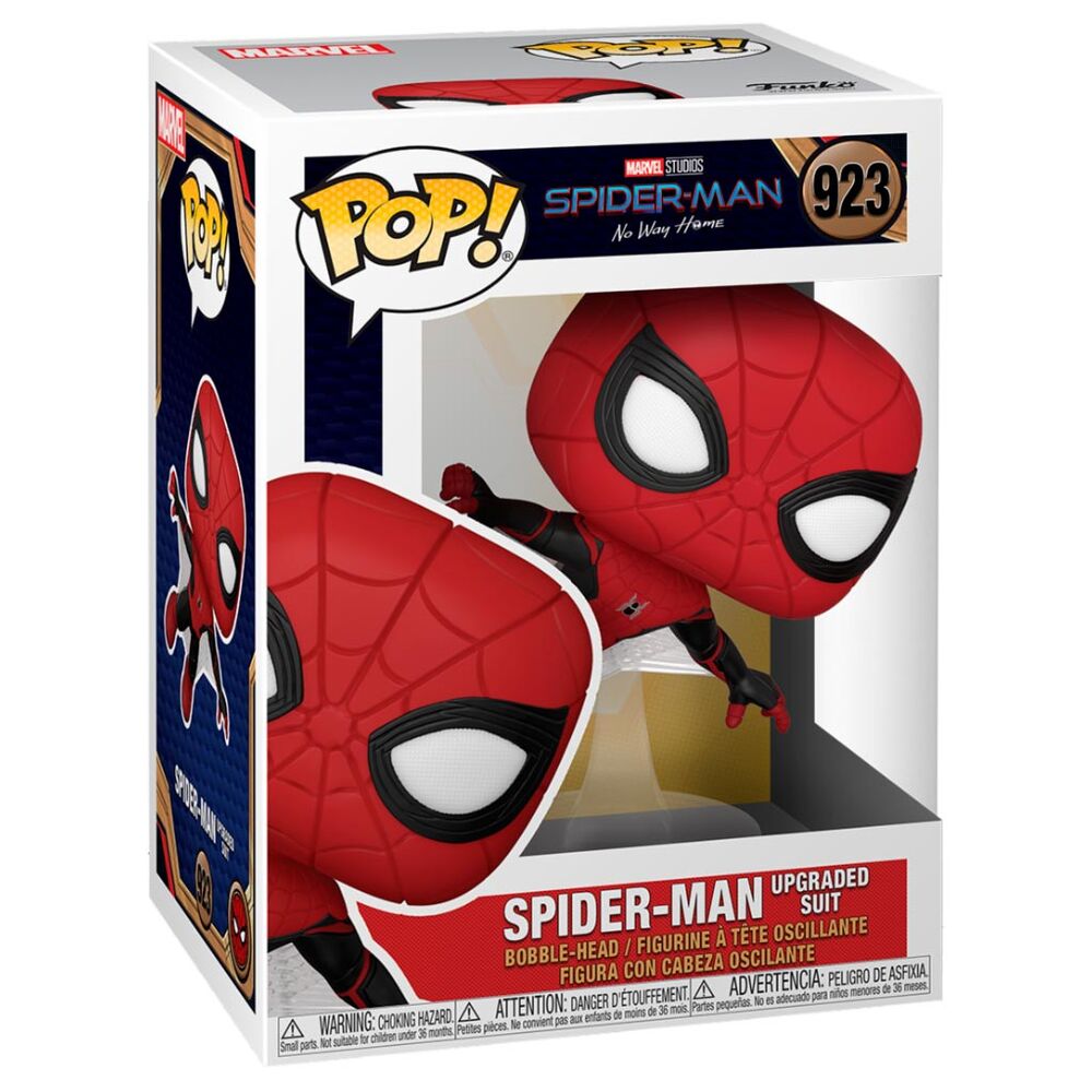 Marvel Spiderman No Way Home Spiderman Upgraded Suit Funko POP! Marvel Spiderman No Way Home Spiderman Upgraded Suit #923 - Image 1