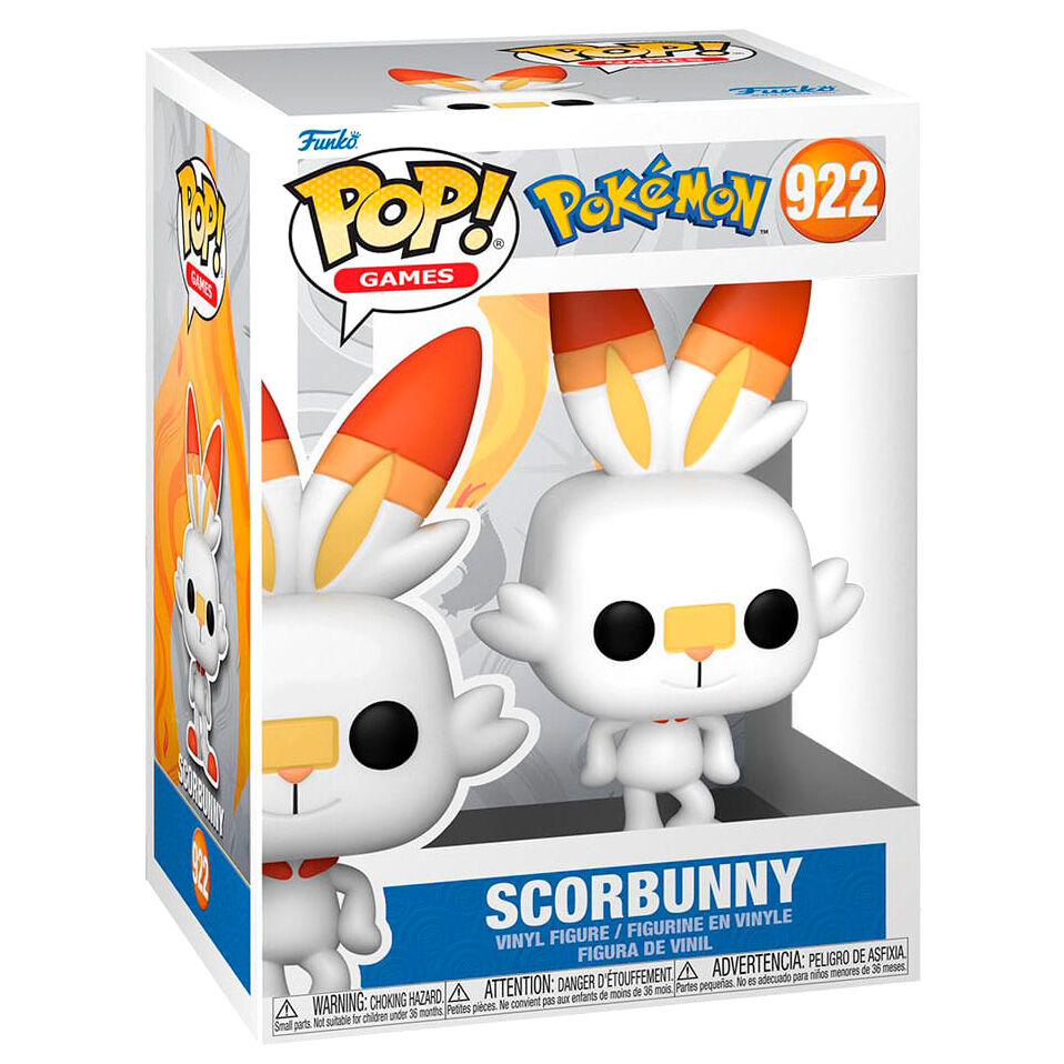 Scorbunny Funko POP! Animation Pokémon Scorbunny #922 - Image 1