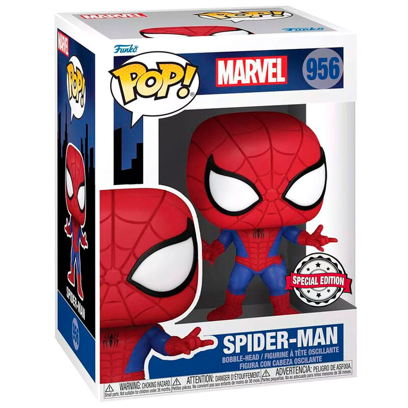 Spiderman Exclusive Funko POP! Marvel Spiderman Exclusive #956 - Image 1