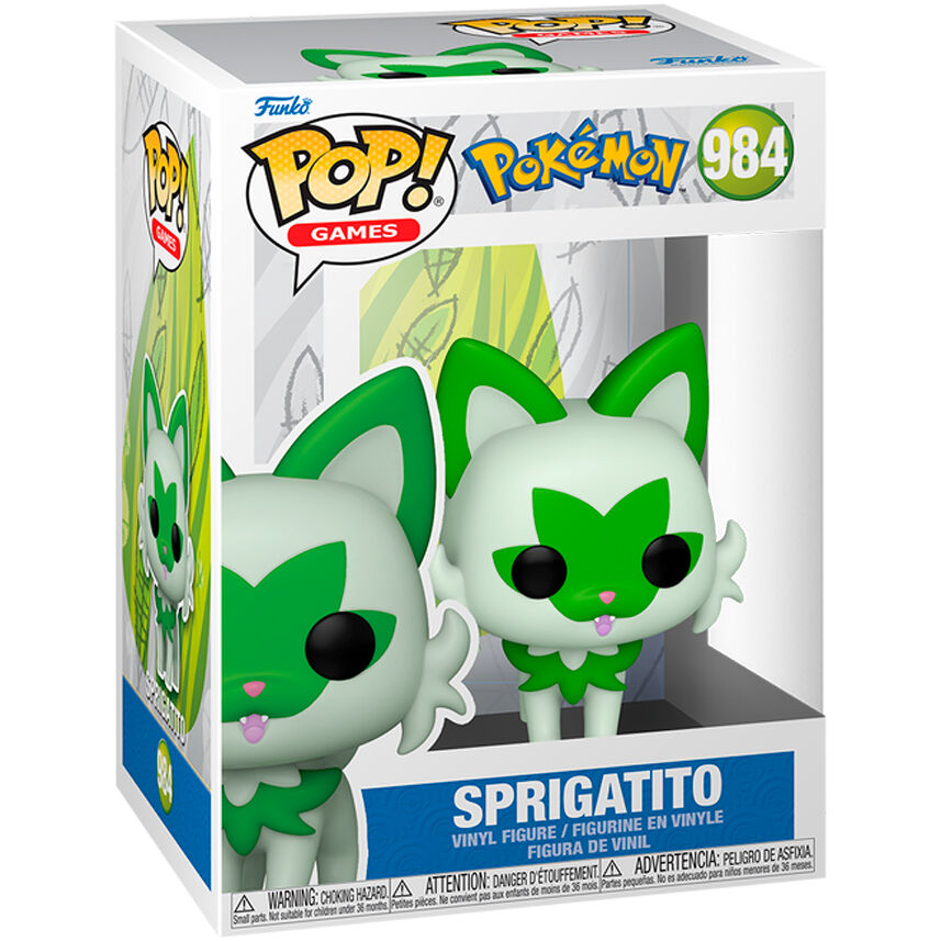Sprigatito Funko POP! Animation Pokémon Sprigatito #984 - Image 1