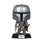 Funko POP! Star Wars The Mandalorian The Mandalorian With Darksaber #663 - Image 2