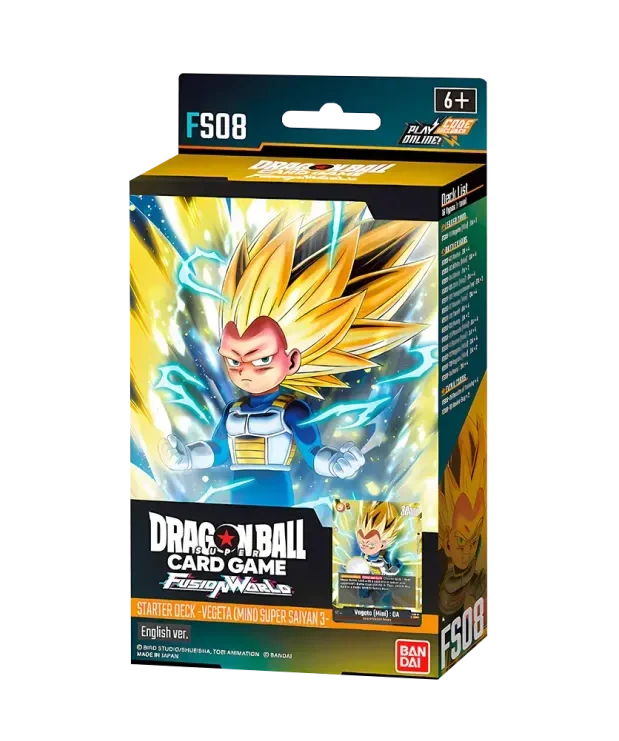 400980_B102321_1_Dragon_Ball_Fusion_World_Vegeta_Mini_Super_Saiyan_3_FS08_Starter_Deck_EN_800x800 Fusion World: Vegeta Mini Super Saiyan 3 (FS08) - Starter Deck (EN) - Image 1