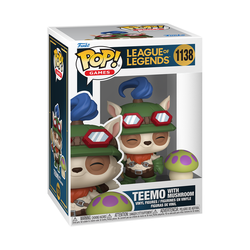 e0ae424-171244-funko-pop-games-league-of-legends-teemo-with-mushroom-1138-1 Funko POP! Games League of Legends Teemo with Mushroom #1138 - Image 1
