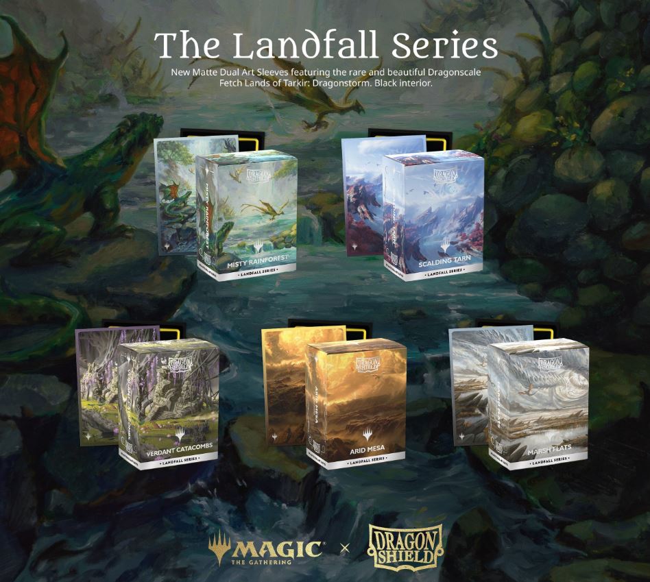 bb60675b-landfall Dragon Shield: MTG Landfall Series - Matte Dual Art Card Sleeves - Image 1