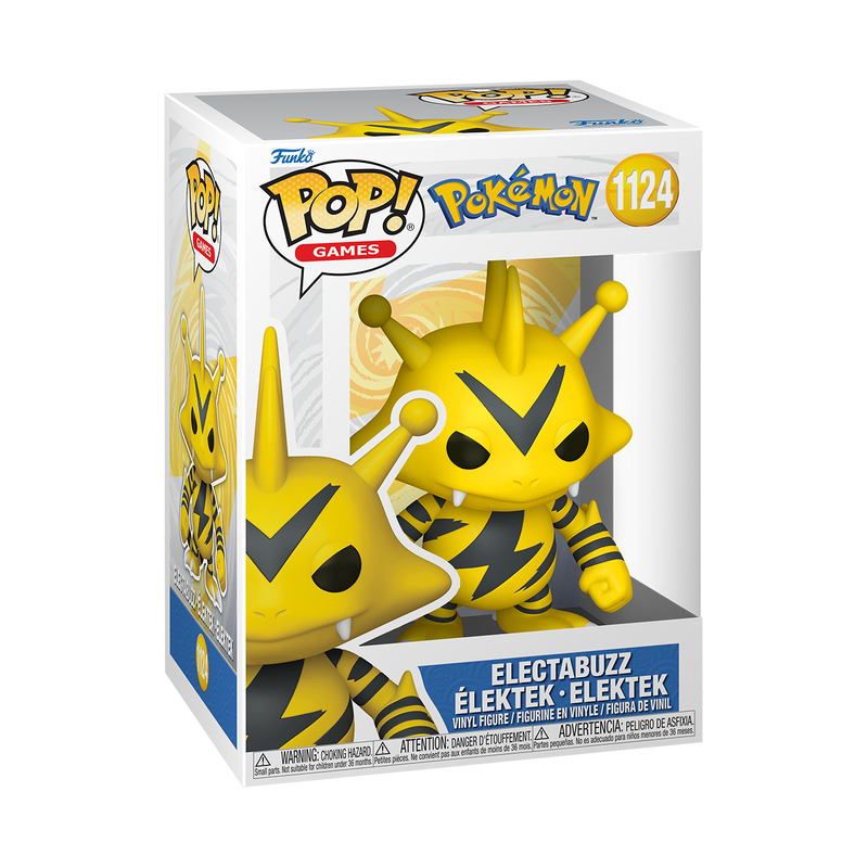 f73dfee-163842-funko-pop-games-pokemon-electabuzz-1124-1 Pokémon POP! Games Vinyl Figure Electabuzz #1124 - Image 1