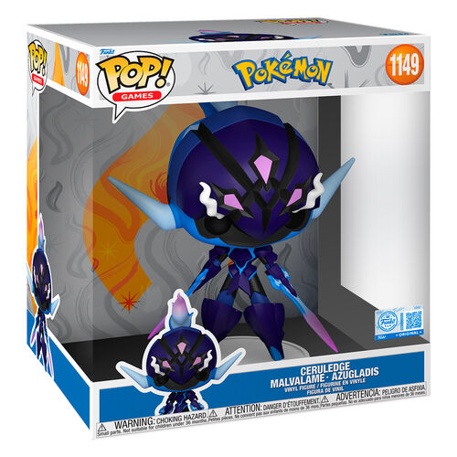 img_443156_51131fdb64899b57ad6742cd03d7ee69_20 Funko POP! Games Pokemon Ceruledge #1149 (Jumbo Sized POP!) - Image 1