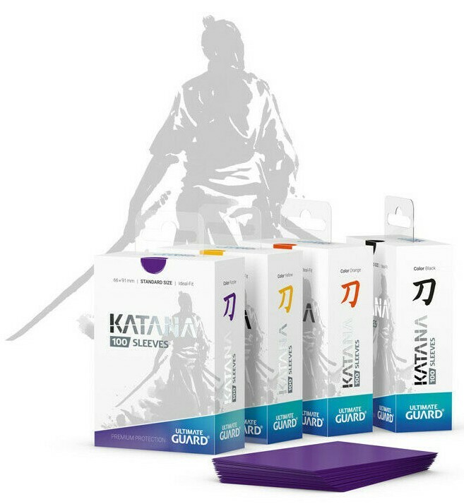 s-l1200 (3) Ultimate Guard Katana Sleeves Standard Size (100) - Image 1