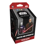 Star Wars: Unlimited - Master and Apprentice: Count Dooku & Asajj Ventress Twin Suns Deck