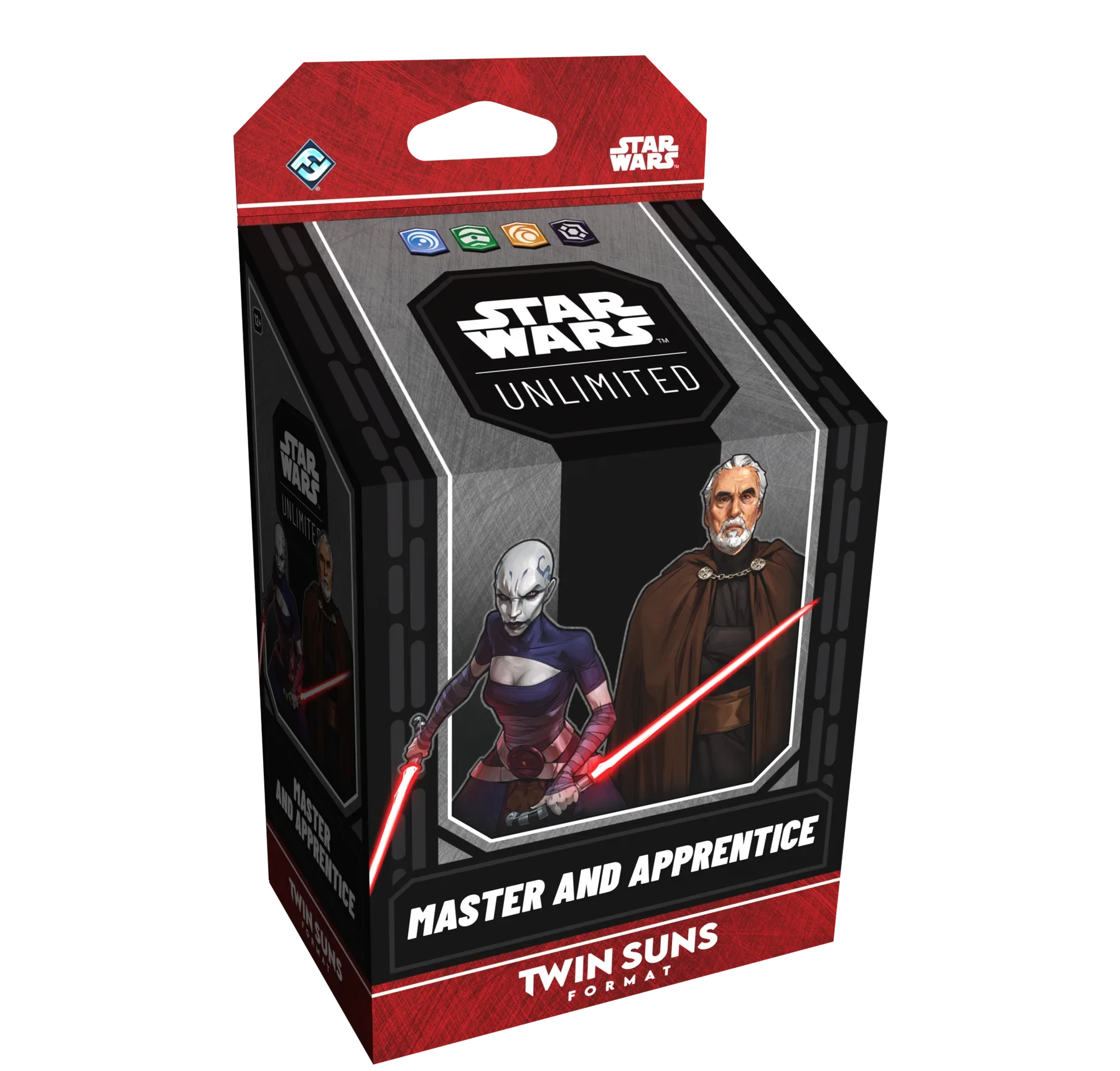 SWHA004-image0_2000 Star Wars: Unlimited - Master and Apprentice: Count Dooku & Asajj Ventress Twin Suns Deck - Image 1