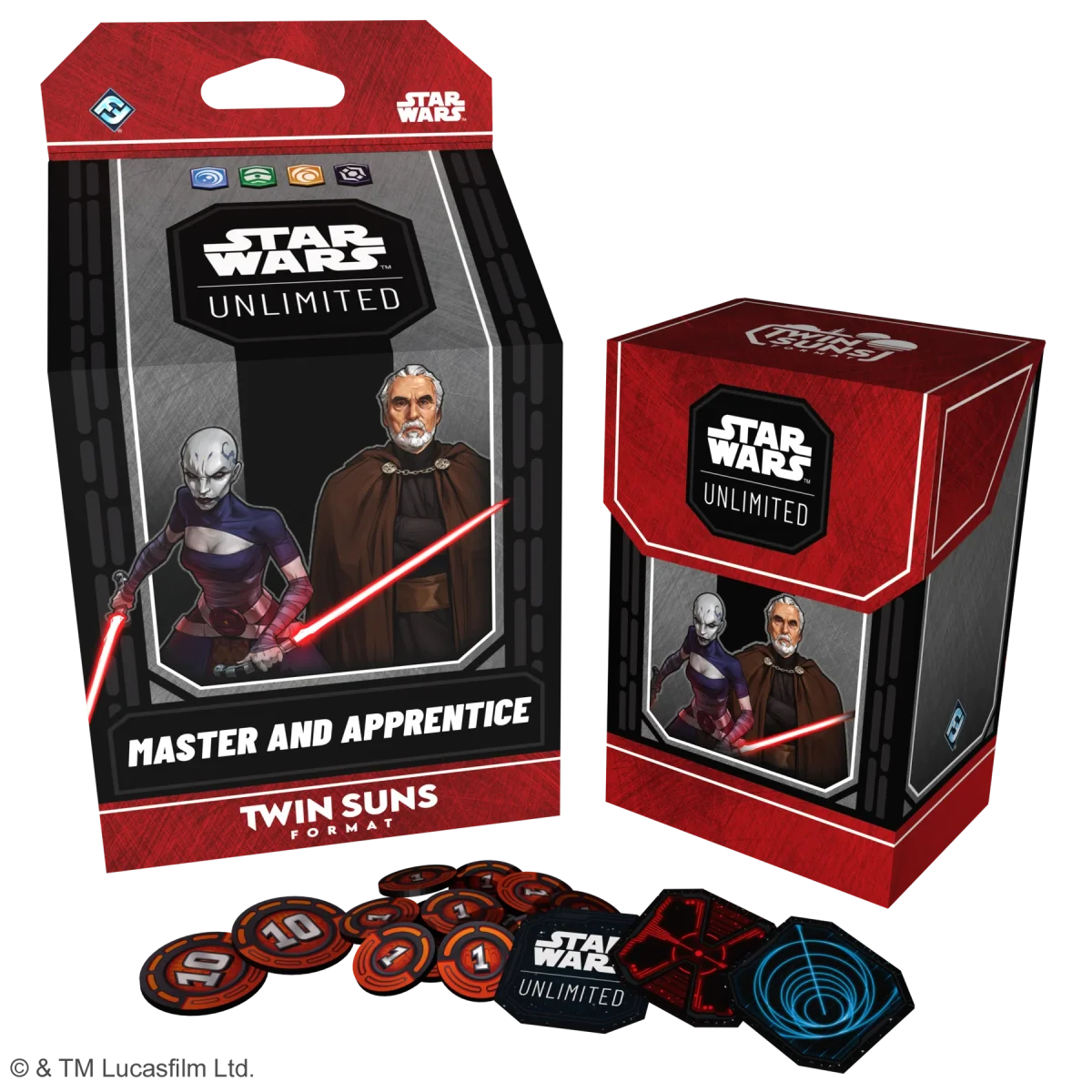 Star Wars: Unlimited - Master and Apprentice: Count Dooku & Asajj Ventress Twin Suns Deck - Image 2