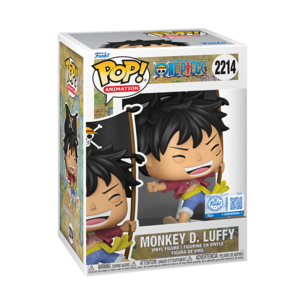 Funko POP! Animation One Piece Luffy with Flag  #2214