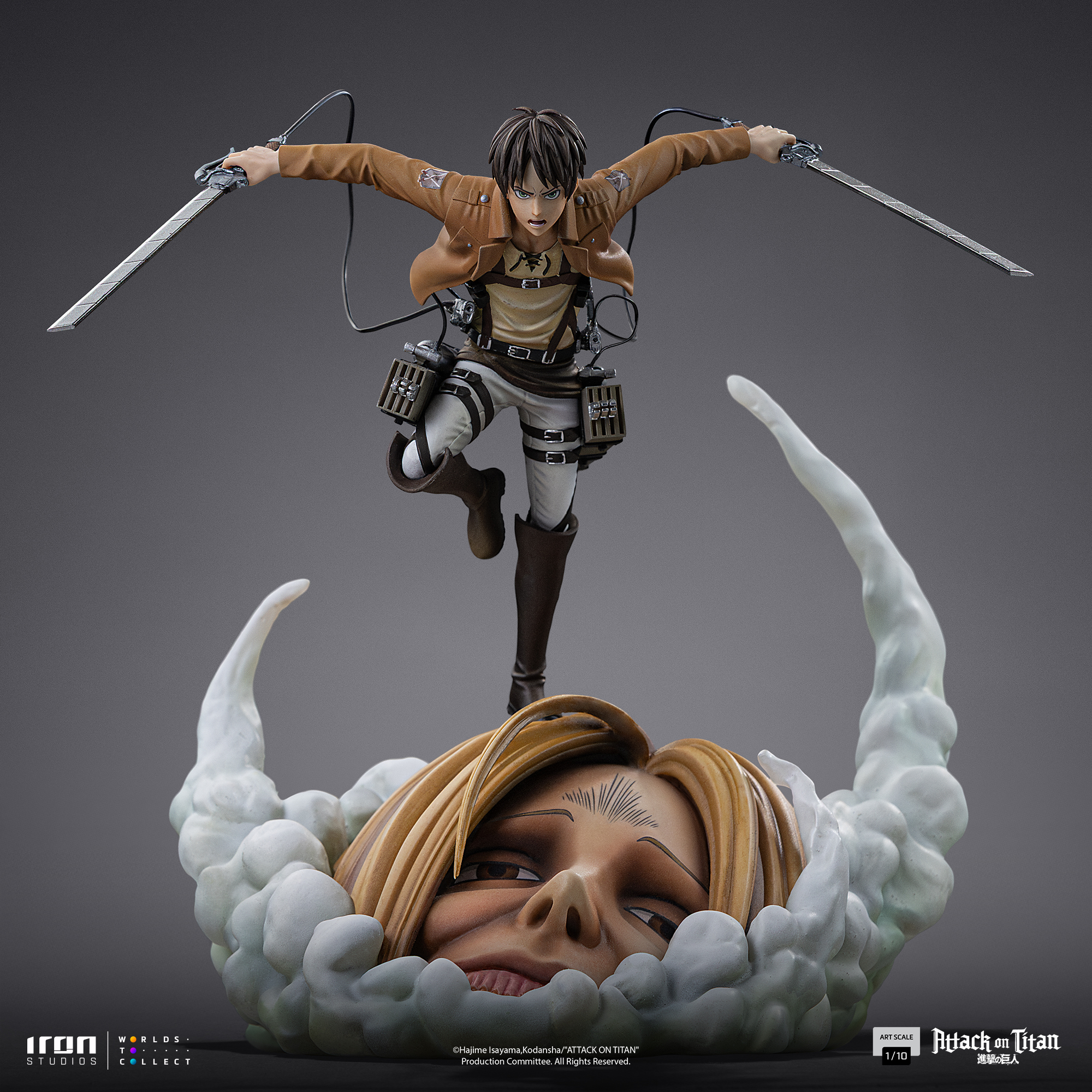 01-Details_Grey Iron Studios – Attack on Titan – Art Scale 1/10 – Eren Yeager - Image 1