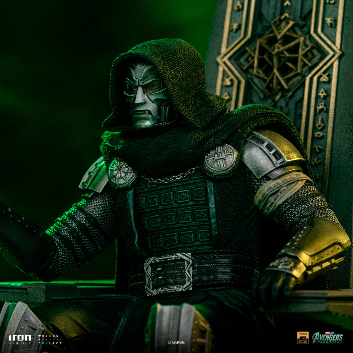 Iron Studios – Avengers: Doomsday – Art Scale 1/10 – Doctor Doom on Throne - Image 2