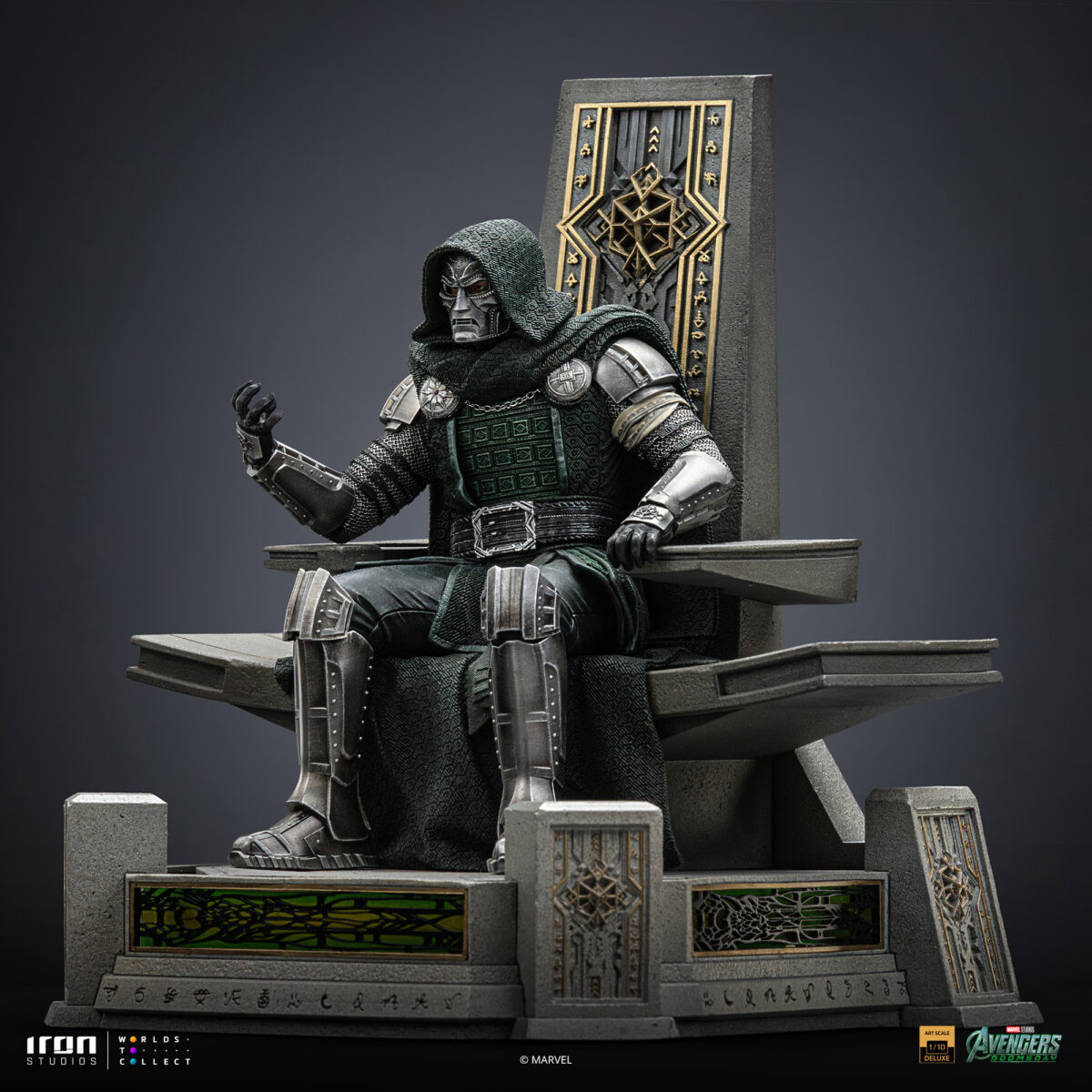 Iron Studios – Avengers: Doomsday – Art Scale 1/10 – Doctor Doom on Throne - Image 6