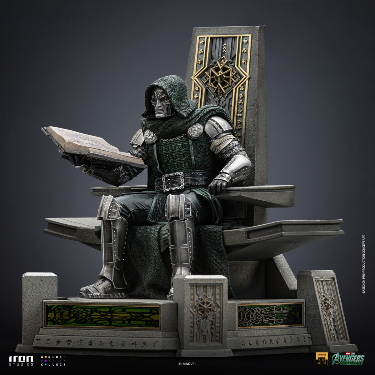 Iron Studios – Avengers: Doomsday – Art Scale 1/10 – Doctor Doom on Throne - Image 4