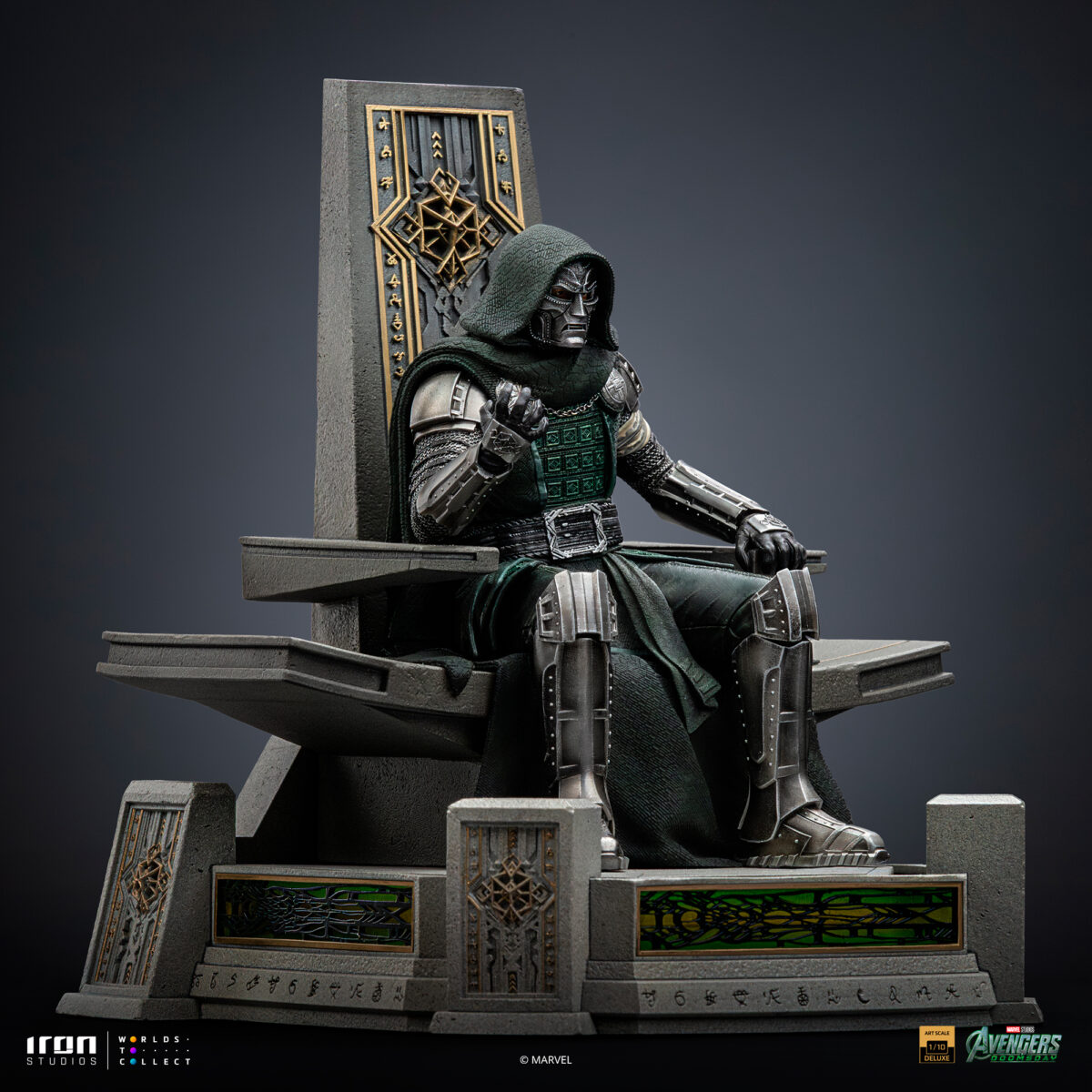 Iron Studios – Avengers: Doomsday – Art Scale 1/10 – Doctor Doom on Throne - Image 10