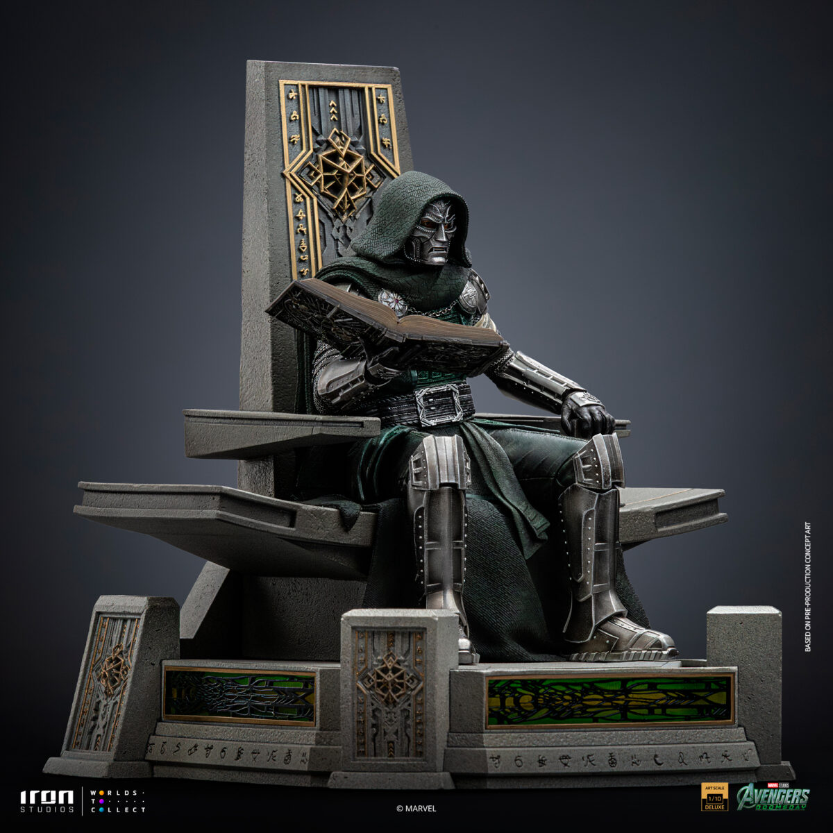 Iron Studios – Avengers: Doomsday – Art Scale 1/10 – Doctor Doom on Throne - Image 8