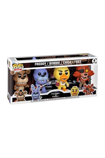 Funko POP! Games Five Nights at Freddy's Freddy 4-Pack Bundle 1 Funko POP! Games Five Nights at Freddy's Freddy 4-Pack Bundle - Image 1