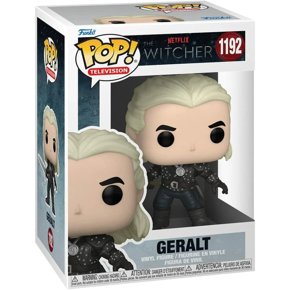 Funko POP! Televion The Witcher Geralt #1192(1000 x 1000 px) Funko POP! Televion The Witcher Geralt #1192 - Image 1