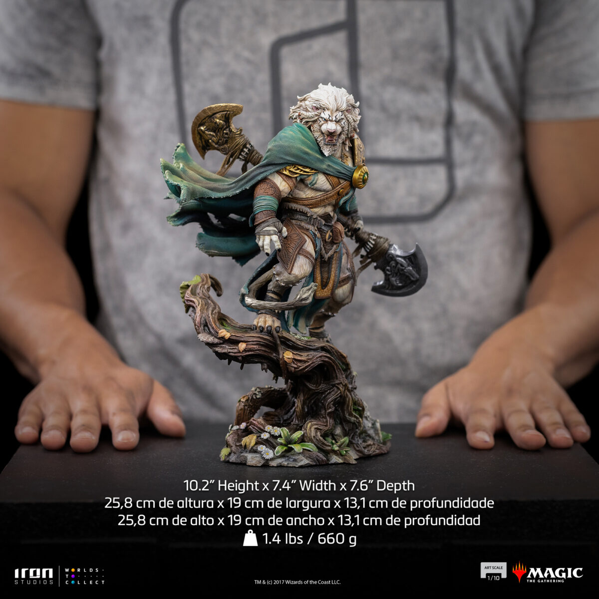 Iron Studios - Magic: The Gathering - Art Scale 1/10 - Ajani Goldmane - Image 3