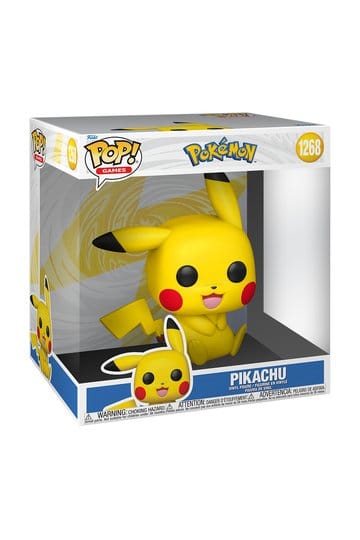 Funko POP! Games Pokemon Pikachu #1268 Jumbo Size Funko POP! Games Pokemon Pikachu #1268 Jumbo Size - Image 1